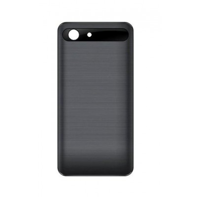 Back Panel Cover For Intex Aqua View Black - Maxbhi.com