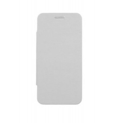 Flip Cover For Intex Cloud Glory 4g White By - Maxbhi.com