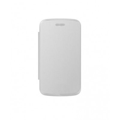 Flip Cover For Lava A68 White By - Maxbhi.com