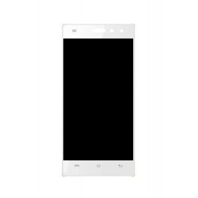Lcd With Touch Screen For Lava A72 White By - Maxbhi.com