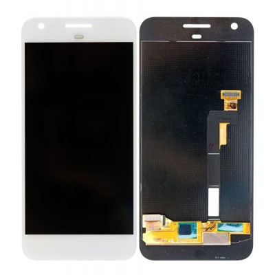 Lcd With Touch Screen For Google Pixel 128gb White By - Maxbhi Com