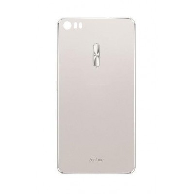 Back Panel Cover For Asus Zenfone 3 Ultra White - Maxbhi.com