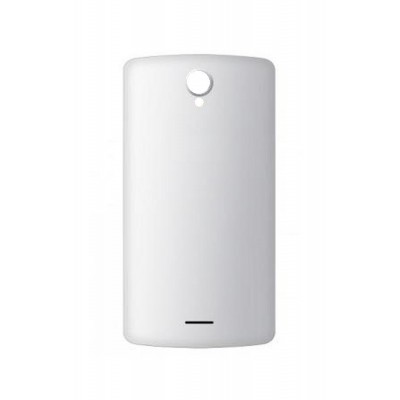 Back Panel Cover For Kazam Trooper 455 White - Maxbhi.com