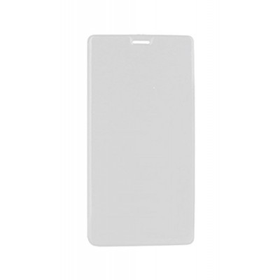 Flip Cover For Intex Cloud Fame White By - Maxbhi.com