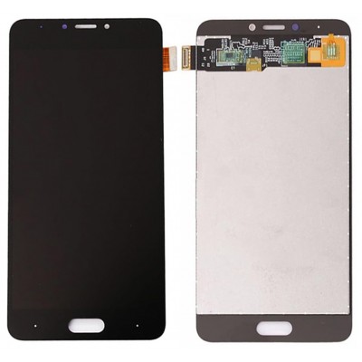 Lcd With Touch Screen For Blu Vivo 6 Black By - Maxbhi Com