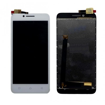 Lcd With Touch Screen For Lenovo Vibe C White By - Maxbhi Com