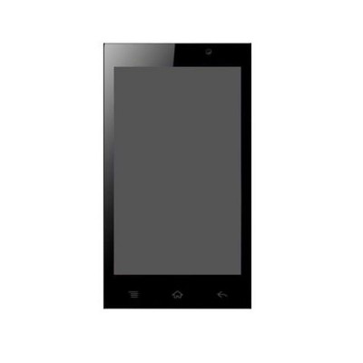 LCD with Touch Screen for Lyf Flame 3 Black
