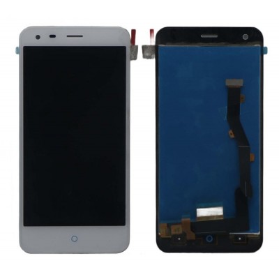 Lcd With Touch Screen For Lyf Water 3 White By - Maxbhi Com