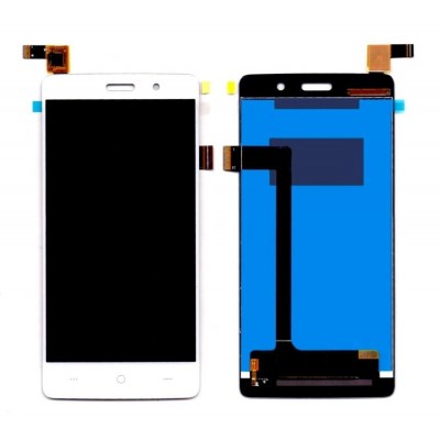 Lcd With Touch Screen For Lyf Water 6 White By - Maxbhi Com