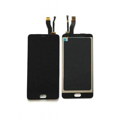 Lcd With Touch Screen For Meizu M5 Note Black By - Maxbhi Com