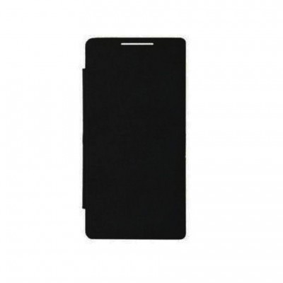 Flip Cover For Spice Xlife 415 Black By - Maxbhi.com