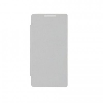 Flip Cover For Spice Xlife 415 White By - Maxbhi.com
