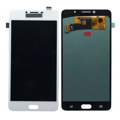 Lcd With Touch Screen For Samsung Galaxy C9 White By - Maxbhi Com