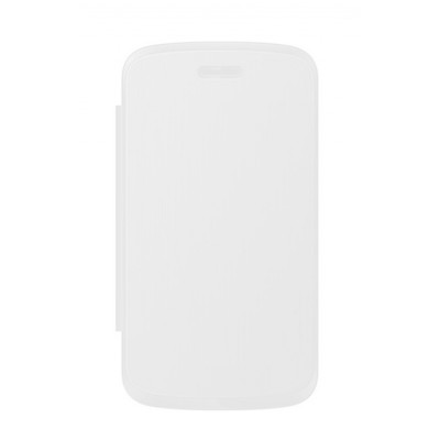 Flip Cover For Karbonn A91 Champ White By - Maxbhi.com