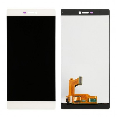Lcd With Touch Screen For Huawei Ascend P8 64gb White By - Maxbhi Com
