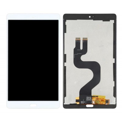 Lcd With Touch Screen For Huawei Mediapad M3 64gb Wifi White By - Maxbhi Com