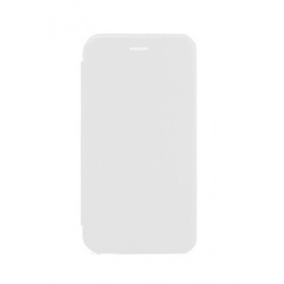 Flip Cover For Intex Aqua 4g Strong 1gb Ram White By - Maxbhi.com