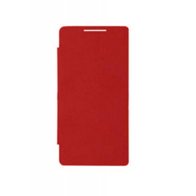 Flip Cover For Intex Aqua 4g Mini Red By - Maxbhi.com