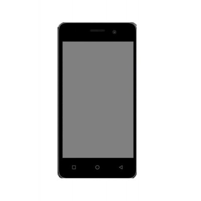 Lcd With Touch Screen For Intex Aqua 4g Mini Black By - Maxbhi.com