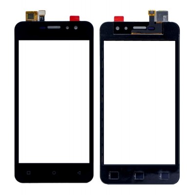 Touch Screen Digitizer For Intex Aqua Amaze Plus Black By - Maxbhi Com