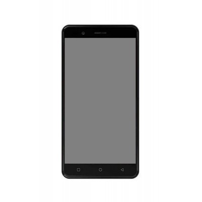 Lcd With Touch Screen For Intex Aqua Crystal Plus Black By - Maxbhi.com