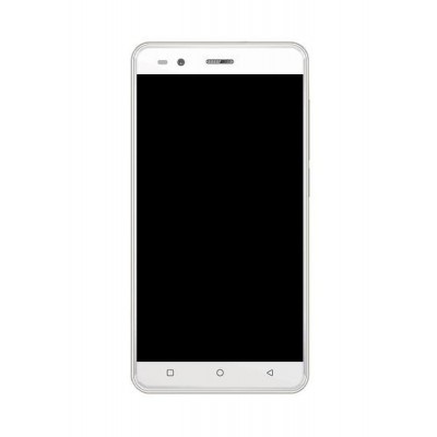 Lcd With Touch Screen For Intex Aqua Crystal Plus White By - Maxbhi.com
