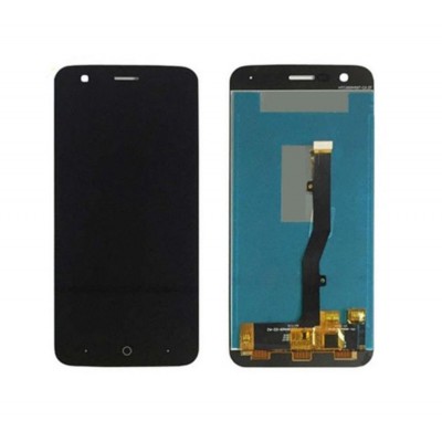 Lcd With Touch Screen For Zte Blade V8 Black By - Maxbhi Com