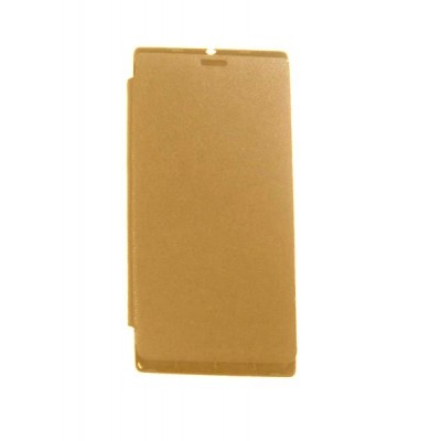 Flip Cover For Black Bear A1 Armour Gold By - Maxbhi.com