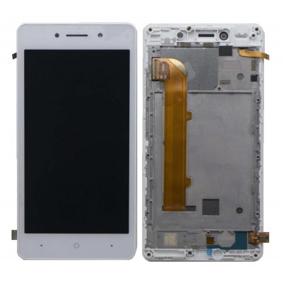 Lcd With Touch Screen For Spice F302 Gold By - Maxbhi Com