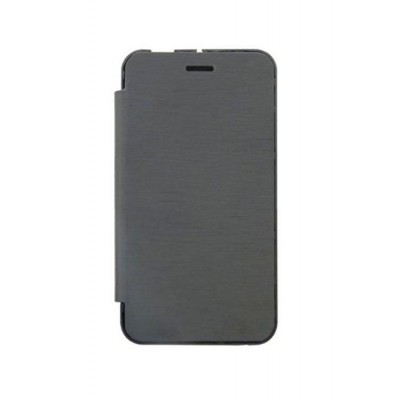 Flip Cover For Gionee P8 Max Grey By - Maxbhi.com