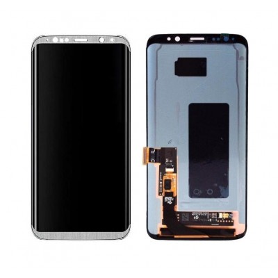 Lcd With Touch Screen For Samsung Galaxy S8 Plus 128gb Silver By - Maxbhi Com