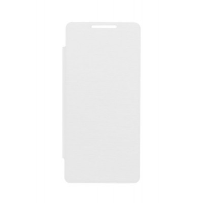 Flip Cover For Intex Cloud Q5 White By - Maxbhi.com