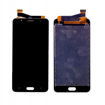 Lcd With Touch Screen For Samsung Galaxy On Max Black By - Maxbhi Com