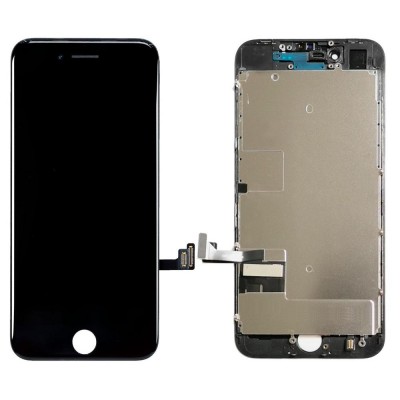 Lcd With Touch Screen For Apple Iphone Se 2 Black By - Maxbhi Com