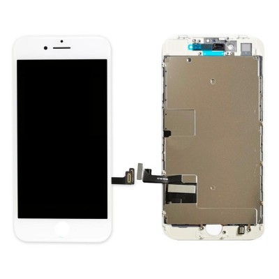 Lcd With Touch Screen For Apple Iphone Se 2 White By - Maxbhi Com