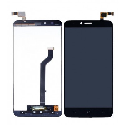 Lcd With Touch Screen For Zte Blade X Max Black By - Maxbhi Com