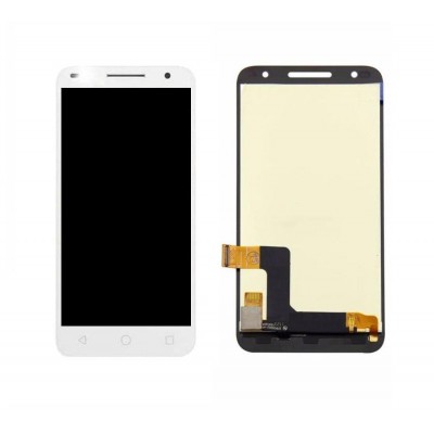 Lcd With Touch Screen For Alcatel U5 Hd White By - Maxbhi Com