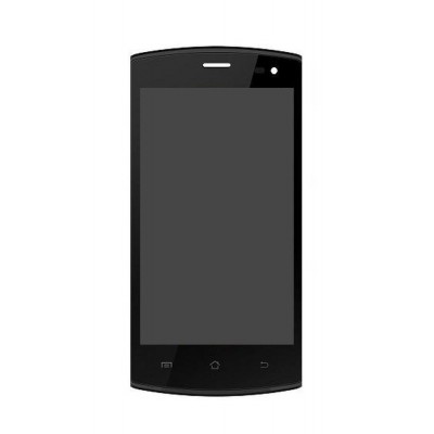 Lcd With Touch Screen For Ivoomi Iv Smart 4g Black By - Maxbhi.com
