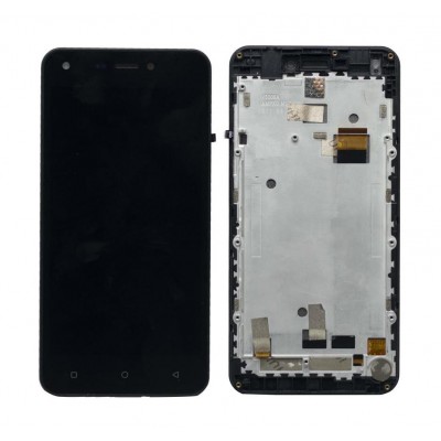 Lcd With Touch Screen For Karbonn Aura Power 4g Plus Black By - Maxbhi Com