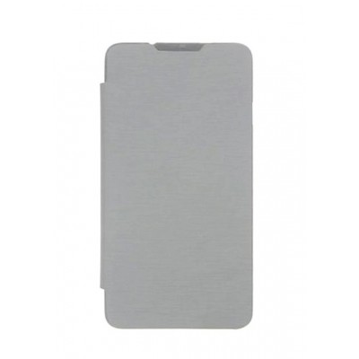 Flip Cover For Doogee Y6 Max Silver By - Maxbhi.com