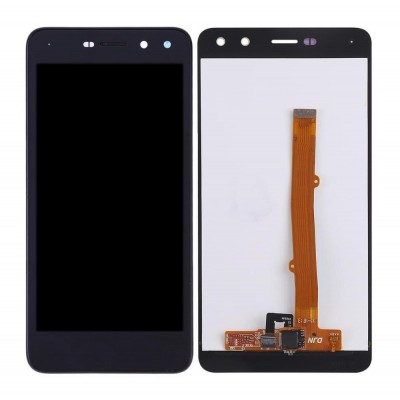 Lcd With Touch Screen For Huawei Y5 2017 Grey By - Maxbhi Com