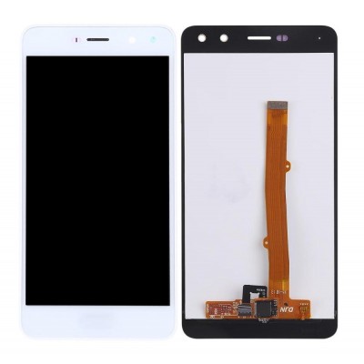 Lcd With Touch Screen For Huawei Y5 2017 White By - Maxbhi Com