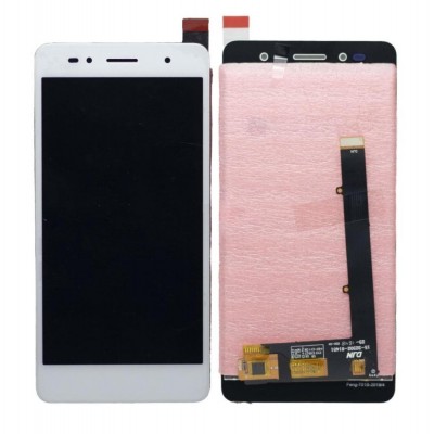 Lcd With Touch Screen For Lava Z10 White By - Maxbhi Com