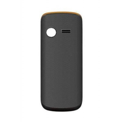 Back Panel Cover For Zeal X4 Black Orange - Maxbhi.com