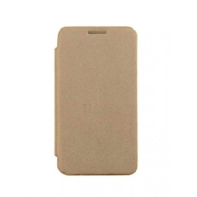 Flip Cover For Intex Cloud N4 Plus Gold By - Maxbhi.com