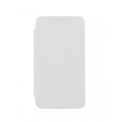 Flip Cover For Intex Cloud N4 Plus White By - Maxbhi.com