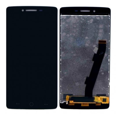 Lcd With Touch Screen For Swipe Elite Sense Black By - Maxbhi Com