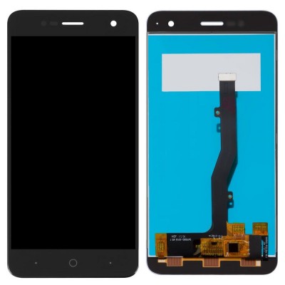 Lcd With Touch Screen For Zte Blade V8 Mini Black By - Maxbhi Com