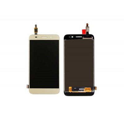Lcd With Touch Screen For Huawei Y3 2017 Gold By - Maxbhi Com