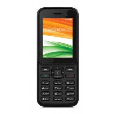 Back Panel Cover For Intex Turbo Plus 4g Black - Maxbhi.com
